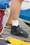 APB All Purpose Boot. Shock absorbing effect with postoperative immobilising bandages